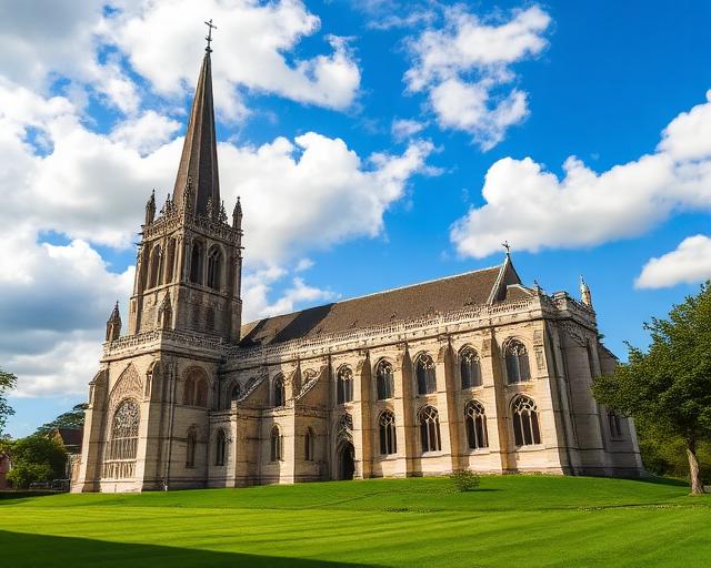 Chichester Cathedral medieval church in West Sussex - day trip