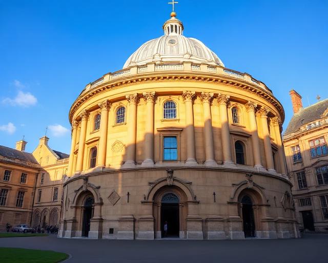 Oxford Radcliffe Camera historic library - university day trip